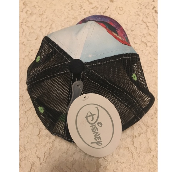 Little Mermaid Ariel Baseball Snapback Hat NWT - Picture 3 of 5